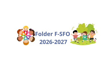 Et billede af børnehave børn med teksten" Folder F-SFO 2026-2027"